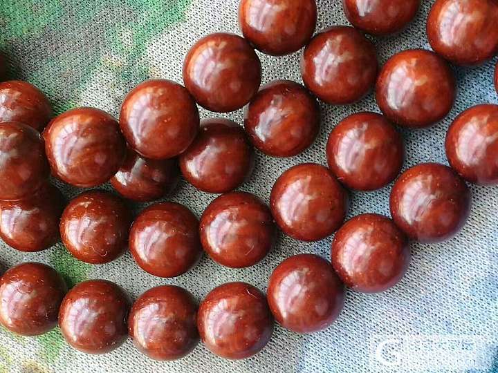 小叶紫檀0.8*108泥料鱼鳞加金星_珠串小叶紫檀