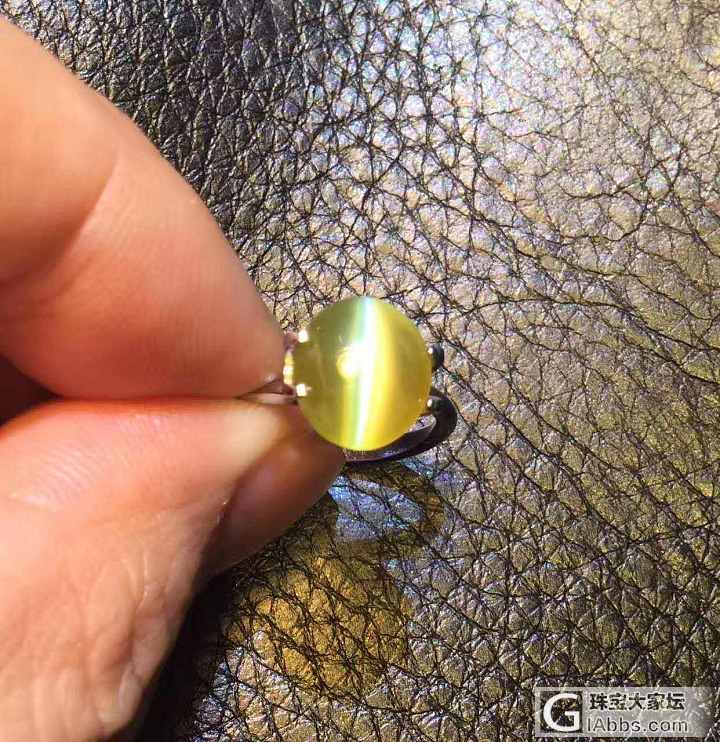 ##中颐斯里兰卡蜜糖色猫眼##  5.11ct  GRS证书_蛋面猫眼金绿宝石中颐彩色宝石