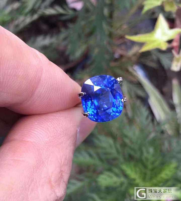 ##中颐天然无烧皇家蓝蓝宝石##  7.68ct  GRS证书_刻面宝石蓝宝石中颐彩色宝石