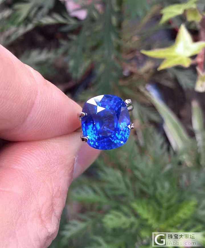 ##中颐天然无烧皇家蓝蓝宝石##  7.68ct  GRS证书_刻面宝石蓝宝石中颐彩色宝石