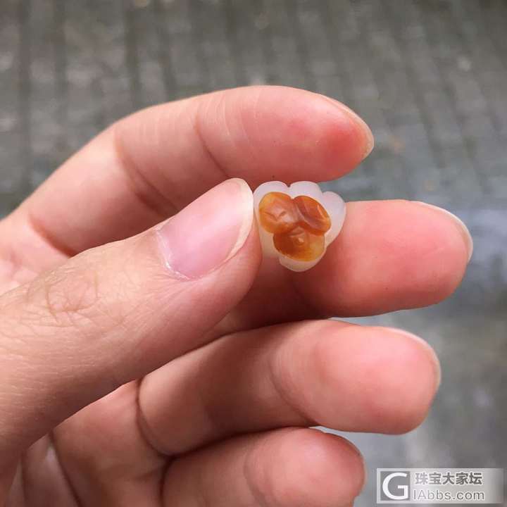 新做的小小件~_和田玉白玉