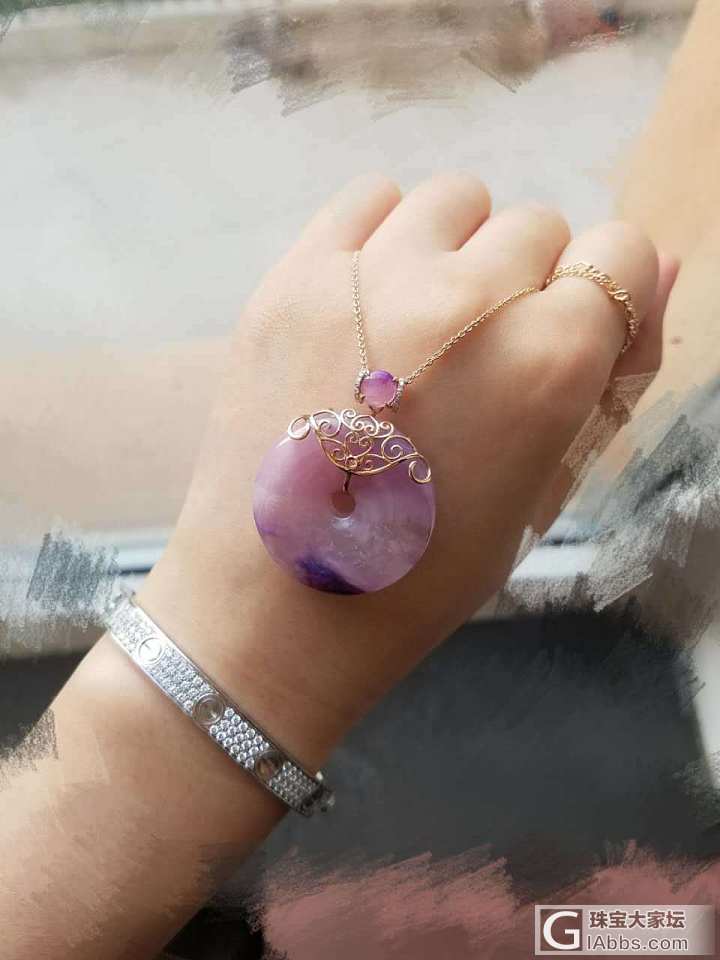 等了半年的一枚小舒大扣子_挂件吊坠舒俱来