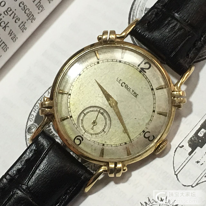 古董表Jaeger-LeCoultre/积家手表薄款  14K实金_古董钟表积家