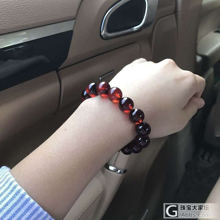 上周入的石榴_珠串石榴石
