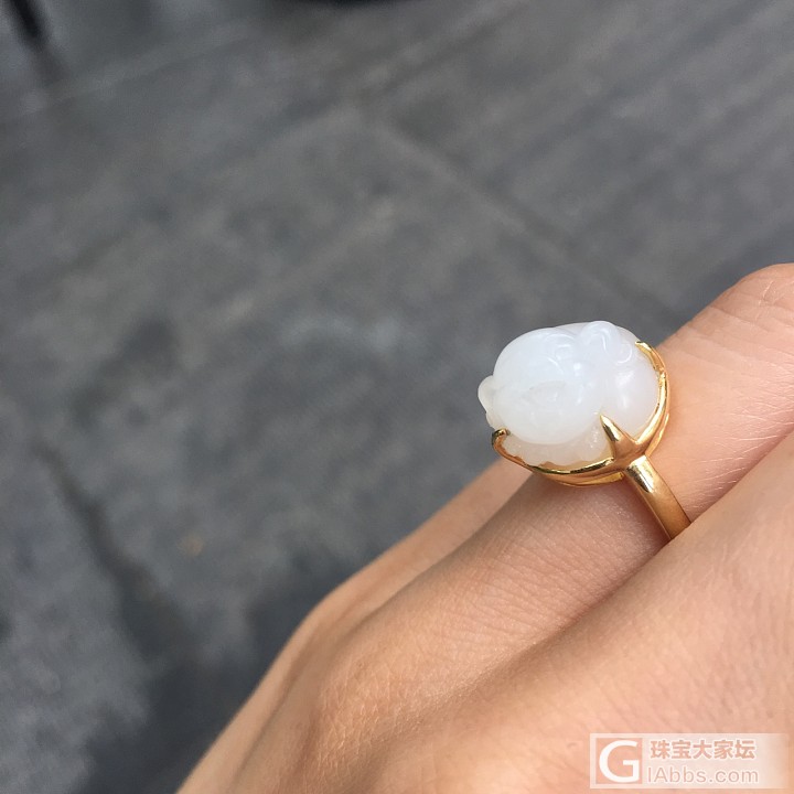 素之美_戒指和田玉