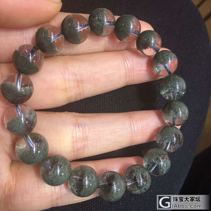 便宜出，绿幽灵聚宝盆_珠串绿幽灵