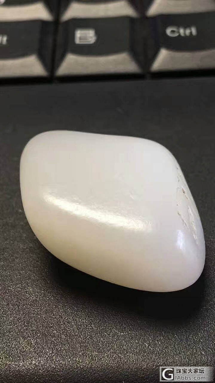 高端精品：19克一坨油_原石和田玉