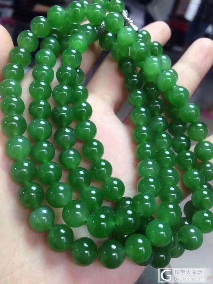 碧玉_珠串碧玉和田玉