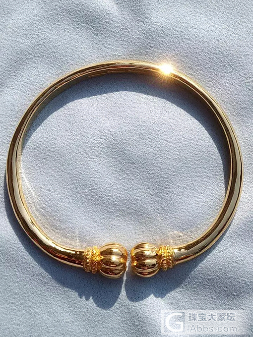 金南瓜等待中_打金手镯