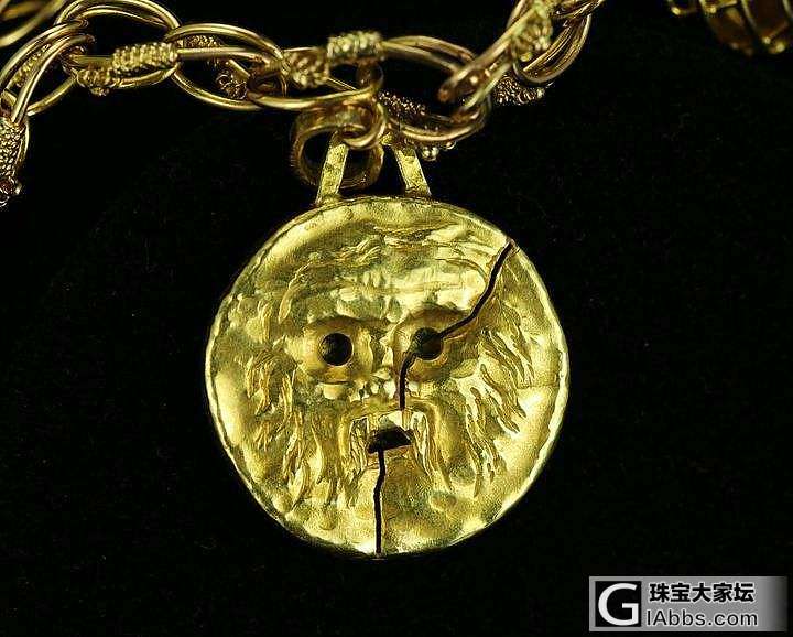 法国18k黄金多宝串手链charm pendent 手链_古董首饰