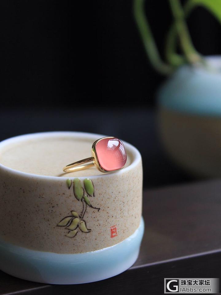 【玥府】天然冰种红纹石戒指_戒指红纹石