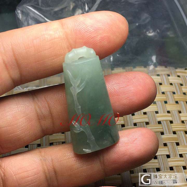 个性定制---肥瓜，印章，山水牌_半成品翡翠