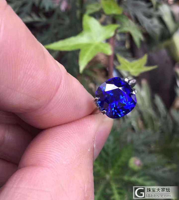 ##中颐天然皇家蓝蓝宝石##  5.07ct_刻面宝石蓝宝石中颐彩色宝石