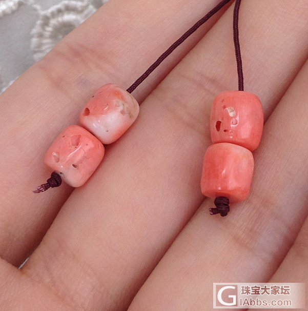 台湾莫莫 红珊瑚 6mm直径桶珠 4颗一起￥80 淘宝交易 微瑕特价_配件珊瑚