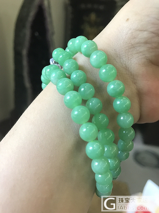 【旖旎流年】大珠小珠落玉盘_珠串翡翠