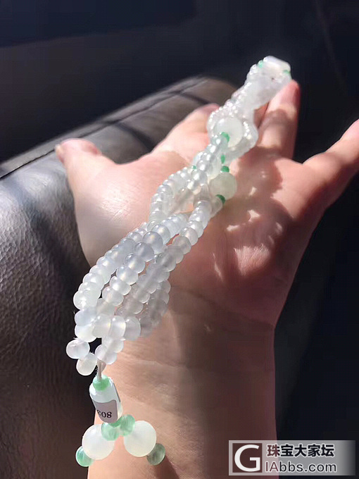 【旖旎流年】大珠小珠落玉盘_珠串翡翠