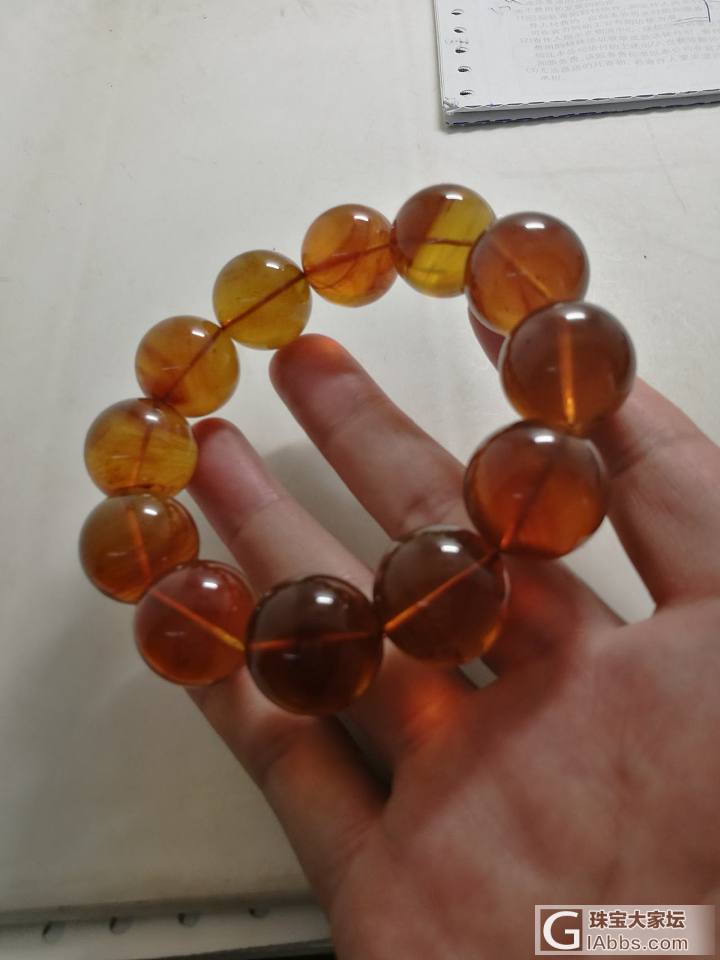 缅甸琥珀13661128700_珠串琥珀