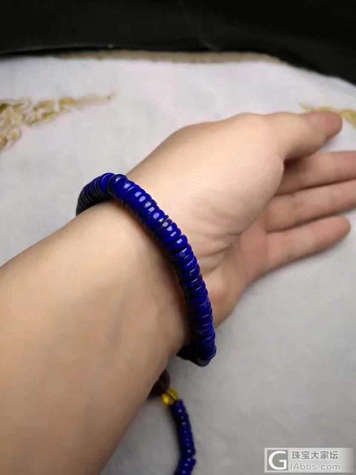 青金单圈_珠串青金石
