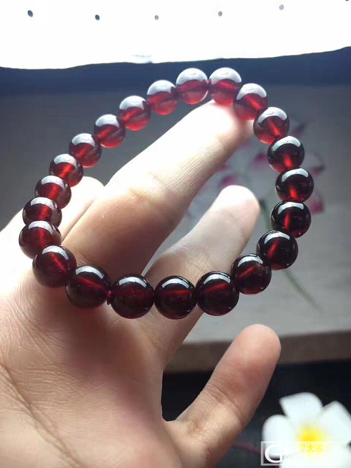 下班捡漏，捡漏 橙红手链，品质如图，一物一图，尺寸7.5mm与9.3mm，一手6..._珠串石榴石