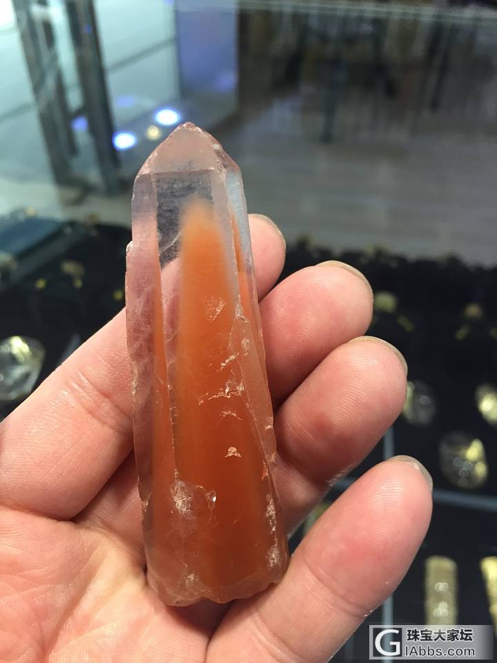 红水晶原石，小精品，全包体，_水晶标本