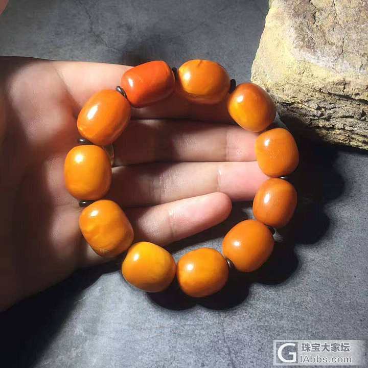 西亚回流顶级桶珠手串贵族流传的大年份传家之宝，蜡质到顶年份到位，少有的顶级品质禁..._珠串蜜蜡