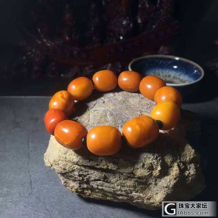 西亚回流顶级桶珠手串贵族流传的大年份传家之宝，蜡质到顶年份到位，少有的顶级品质禁..._珠串蜜蜡