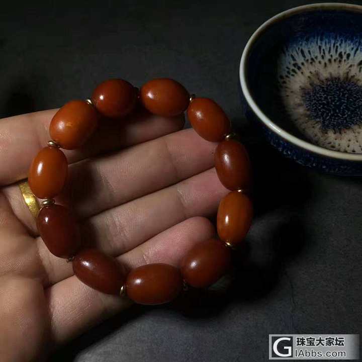 极品欧洲回流枣珠红皮手串，满蜜大年份，顶配品质，低配的价格 懂货的来_珠串蜜蜡