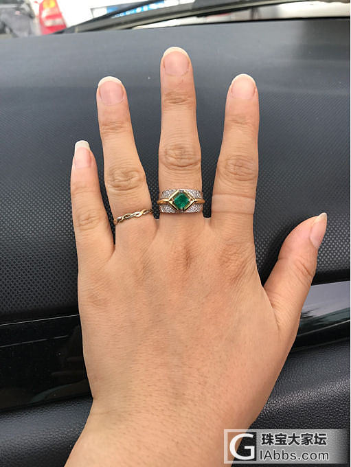 带了一次的婚戒_戒指祖母绿