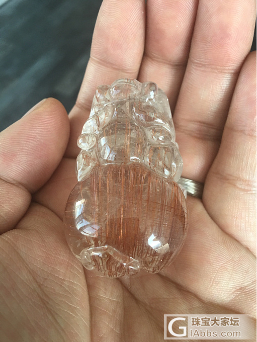 小白入手一发晶貔貅！各位大神帮忙看看_挂件发晶