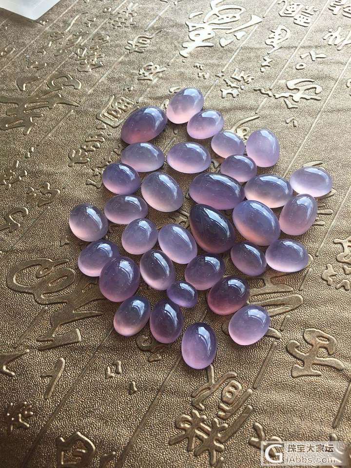印尼紫玉髓石头，界面，_蛋面玉髓