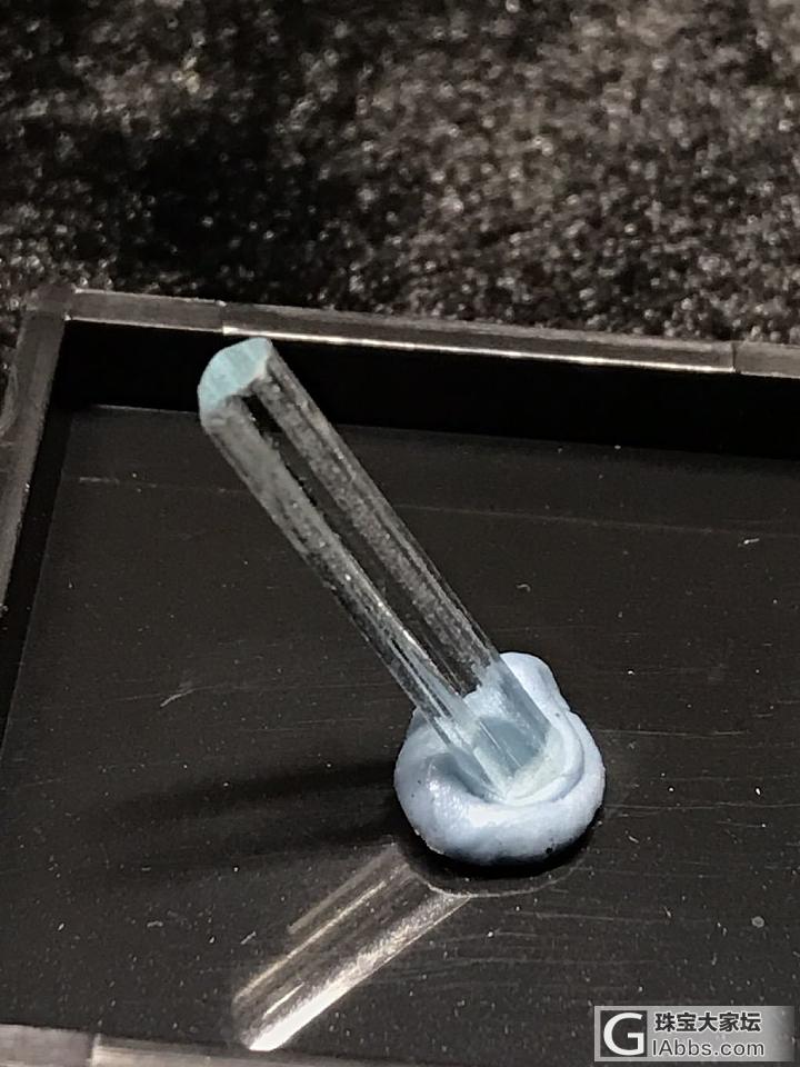 完美晶体小海蓝宝_矿物标本海蓝宝