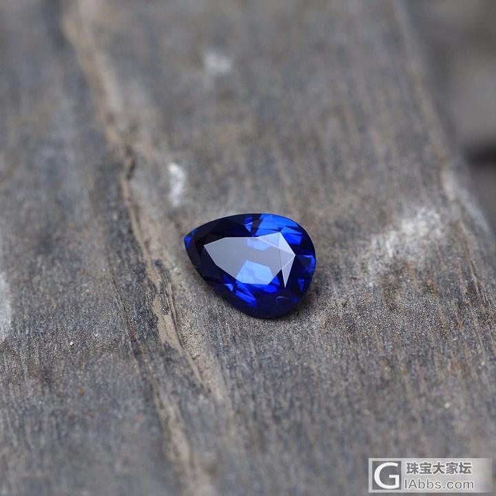 3.49ct。H，皇家蓝。_蓝宝石刻面宝石