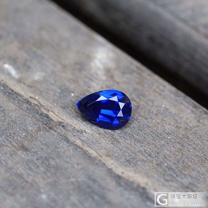 3.49ct。H，皇家蓝。_蓝宝石刻面宝石