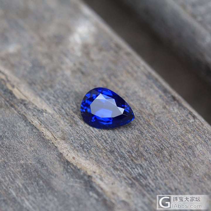 3.49ct。H，皇家蓝。_蓝宝石刻面宝石