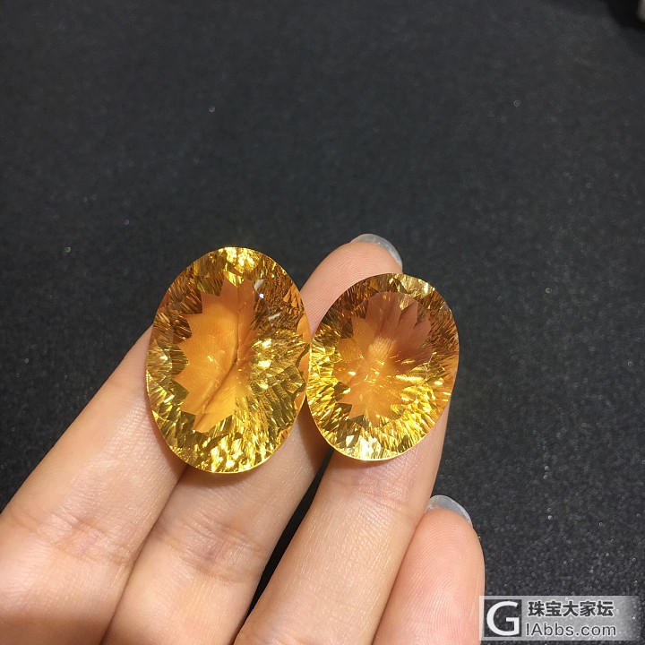 千禧切工 黄水晶裸石_黄水晶