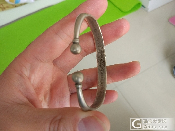 姥姥家传下来的_老银手镯