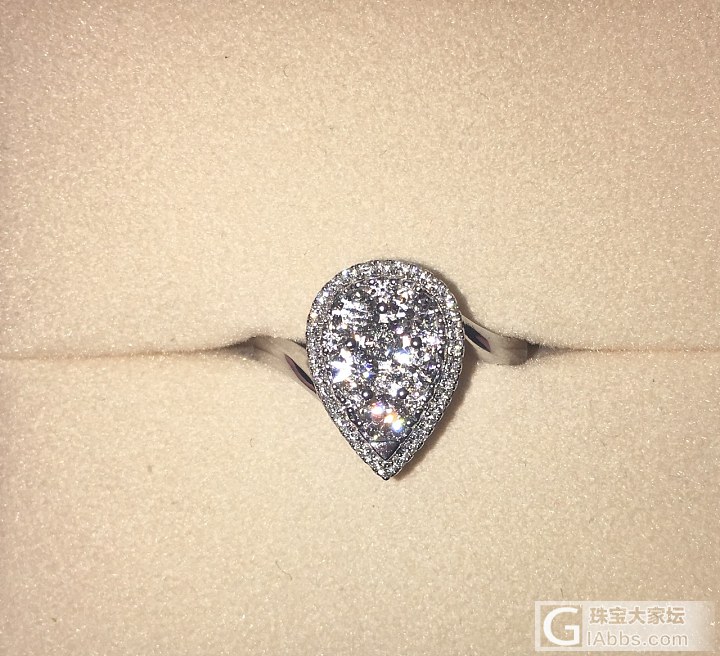 ZSS的碎钻戒指，0.69克拉钻，工确实好看_戒指钻石