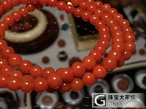 核桃静 保山南红柿子红满肉满色6.5mm108籽 原矿无裂_珠串南红