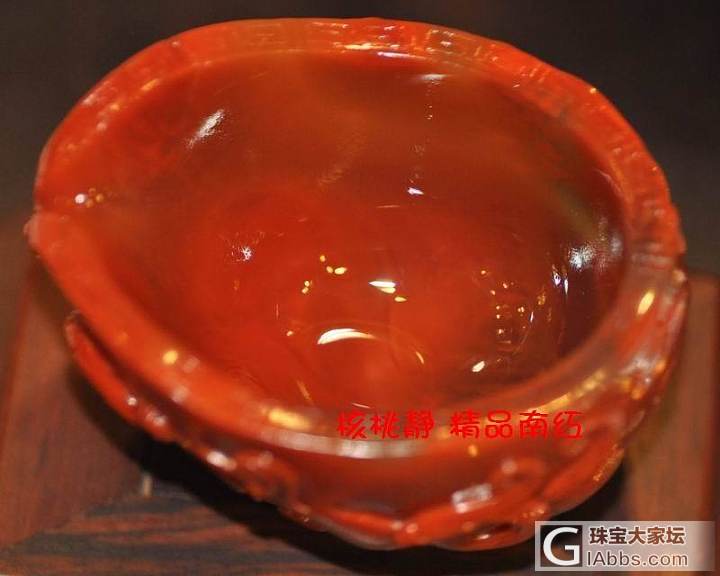 四川南红极品雕件 苏州工吴金星大师 龙凤仿古兽面杯收藏_摆件南红