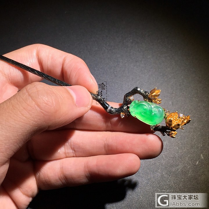 【瑜彩轩珠宝】的《每日一赏析》 之 多用发簪_簪子翡翠珠宝认证商