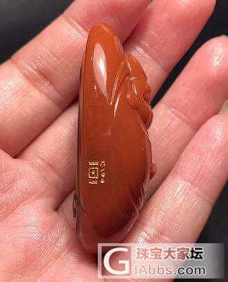 苏工南红瓦西料锦红 佛爷 大师雕刻收藏品_挂件南红