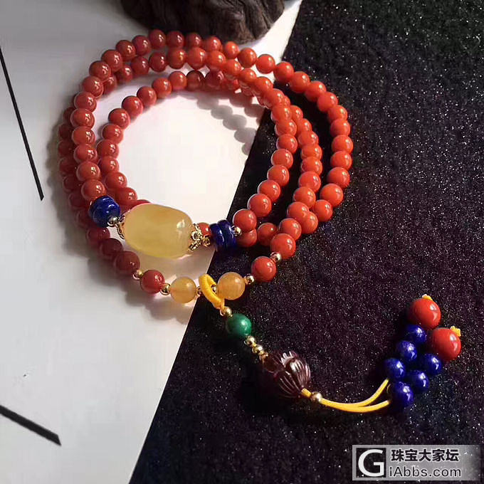 南红三圈_珠串南红