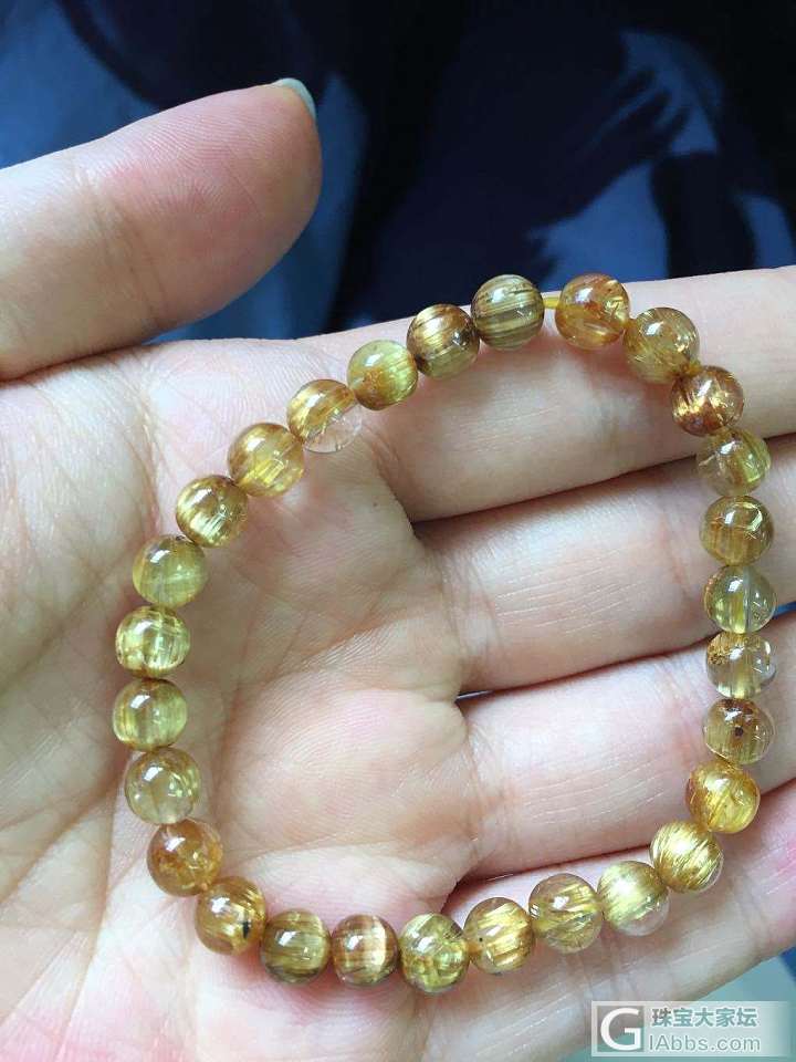 我的新宠，爱的不行_珠串发晶