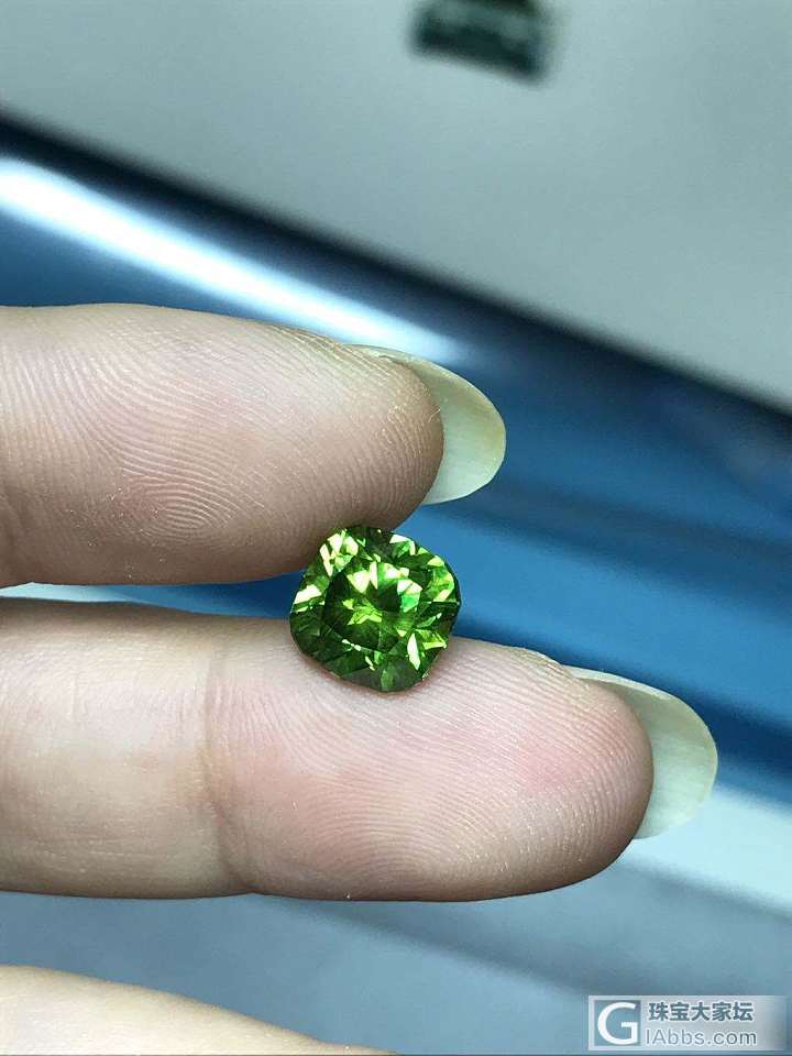 最美的绿色宝石——翠榴_刻面宝石翠榴石