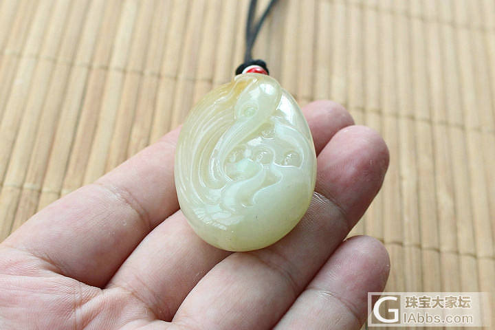 【荣毅】7月15上新：再来两件低价糖白玉，实惠！_挂件糖玉和田玉