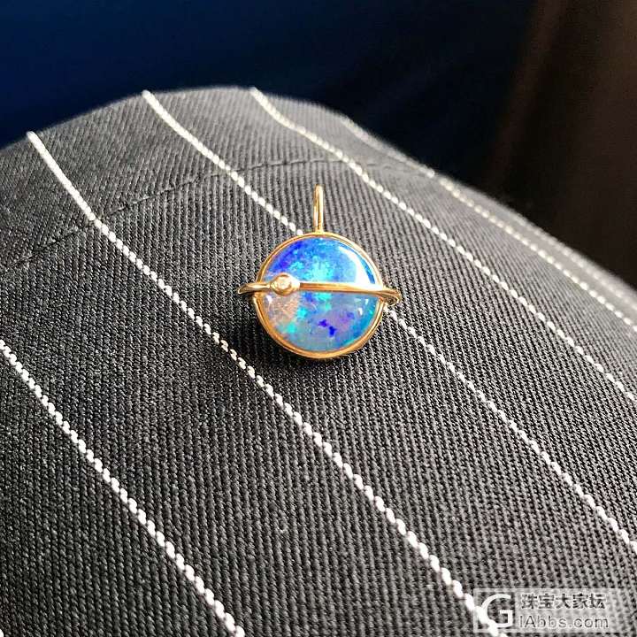 欧泊的小星球吊坠_吊坠欧泊