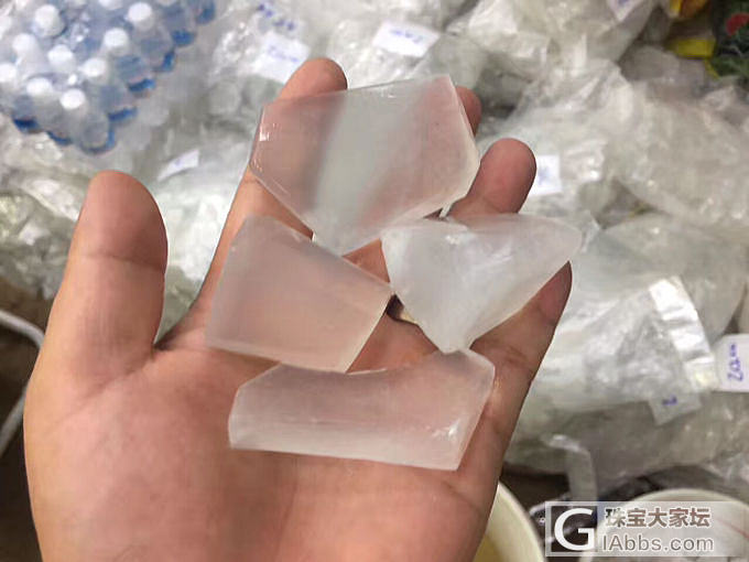 莫谷珠宝，水沫玉片料批发_水沫子明料