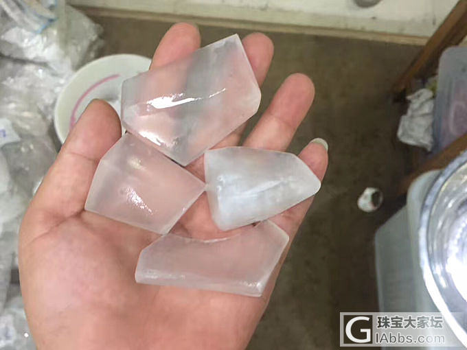 莫谷珠宝，水沫玉片料批发_水沫子明料