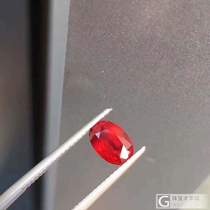 1.52ct  无烧鸽血红  GRS证书_红宝石