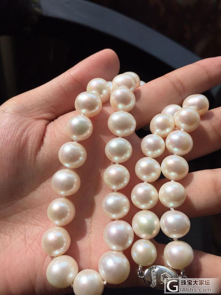 一条不错的淡水珍珠_项链淡水珍珠